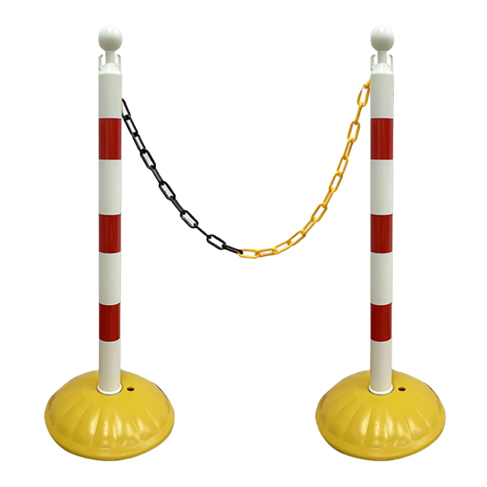Postes Separadores, Cono de Seguridad, Bolardos de Seguridad, Barreras de Control de Multitudes, Postes de Control de Multitudes, Conos de Tráfico con Base Amarilla