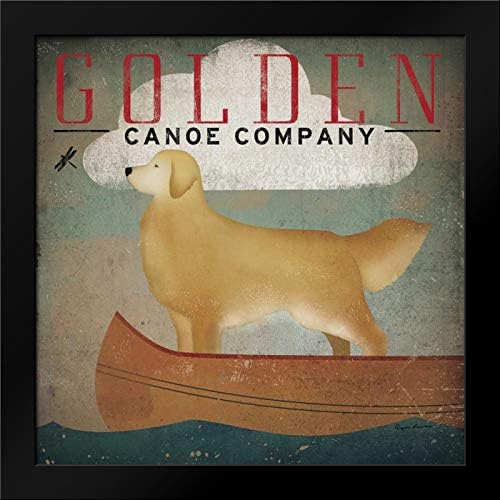 ArtDirect Golden Dog Canoe Co 20x20 Framed Art Print by Fowler, Ryan