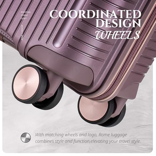 Verage Carry On Luggage With Spinner Wheels, Expandable Hardshell Spinner Suitcase for Travel, TSA Approved (Carry-On 20-Inch, Purple)4