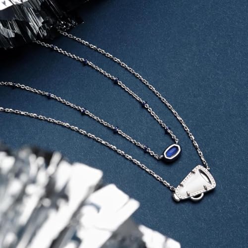 Fashion Megaphone Pendant Necklace for Women, Cheerleader Jewelry, Gold-Tone Dainty Chain, Adjustable Length, Cheer Team Gift, Sports Fan Jewelry, Minimalist Necklace3