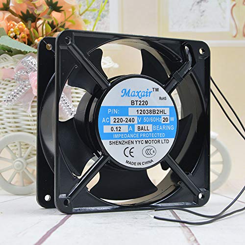 MAXAIR BT220 12038B2HL 12cm 220V 0.12A 20W 12038 2Line Freezer Fan