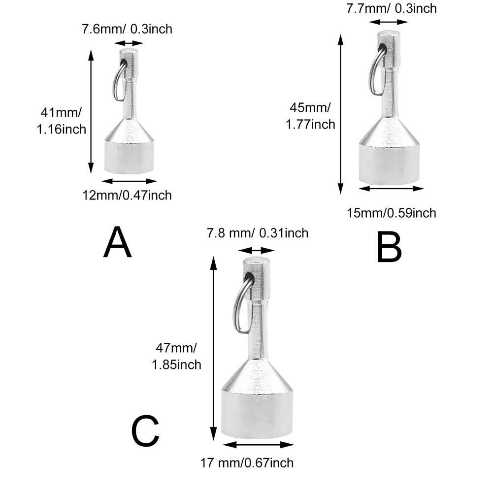 Lot De 2 Aimants Porte-Clés Néodyme Puissants 15 Mm - Testeurs De Métaux Pour Or, Argent, Bijoux, Laundering Et Détection Fer