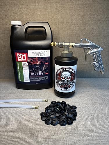 Gal NH Oil Mouse Out Undercoating, Pro Undercoating Gun, 2 Wands, 1 Quart Bottle, 50 Rust Plugs