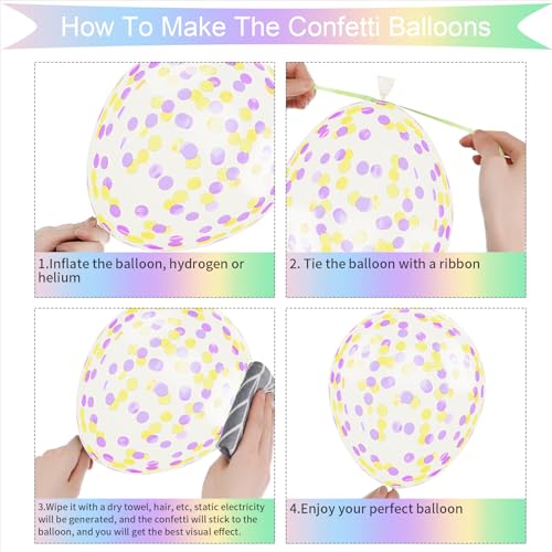 Image of Pastel Balloons Colorful Macaron Pink Blue Yellow Purple Balloon