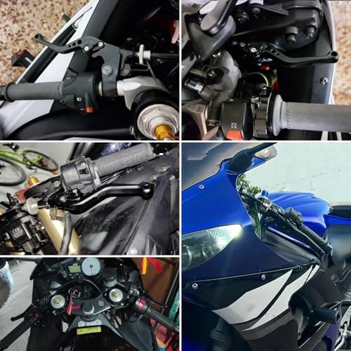 Levier de frein moto YZF R6S poignées réglables à commande courte - 5
