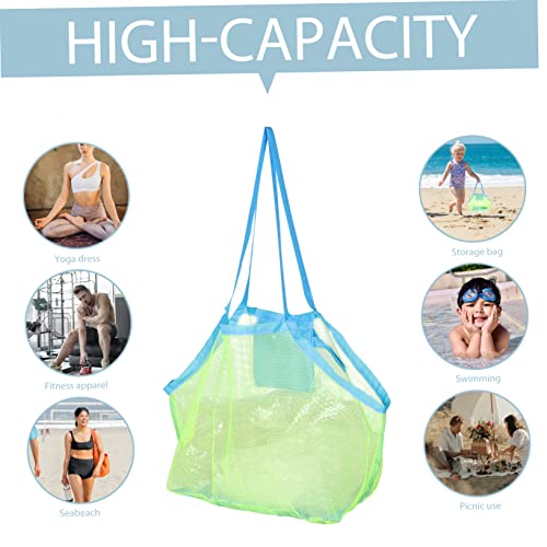 Portable Mesh Storage Bag for Boys and Girls Beach Toys Large Beach Bag Toy Baskets for Boy Girl2