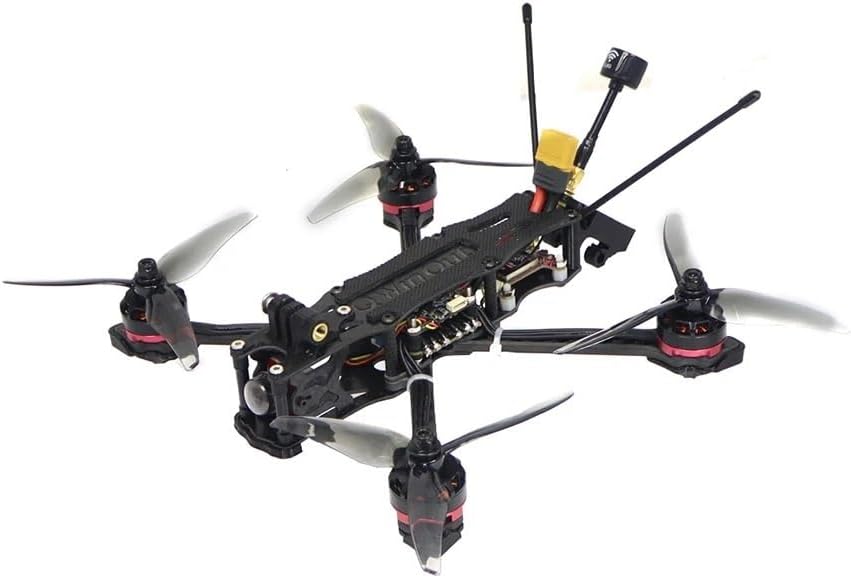 For RTF XY-5 220mm for FPV Racing Drone 3-4S with RS2205 2300KV Motor F4 V2 Flight Control Micro Camera 51466 Propeller DIY Quadcopter Drone parts(3-4S PNP NO Receiver)
