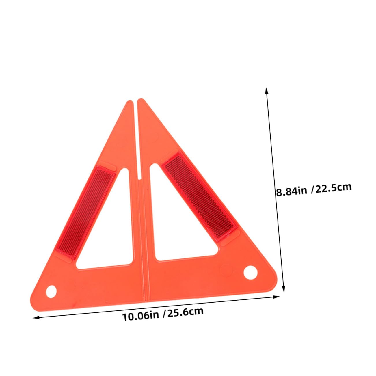 ERINGOGO 5 piezas Triángulos de Seguridad Reflectantes para Vehículos Unidades Señal de Advertencia Plegable y Estable Alta Visibilidad Nocturna para Emergencias Carretera Compatible