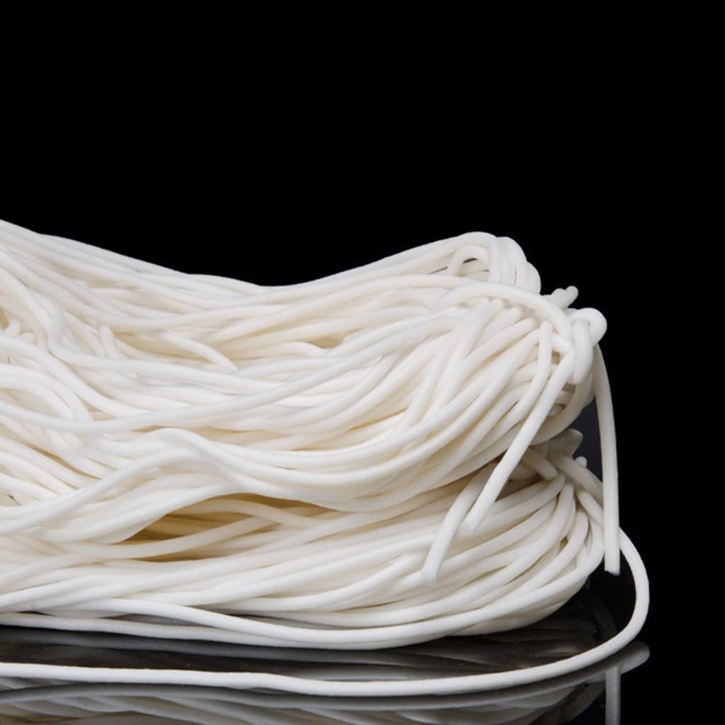Tira de sellado de espuma de silicona, Tira de sellado cordón gomaespuma silicona, 10 metros, 1-8mm for puertas y bricolaje