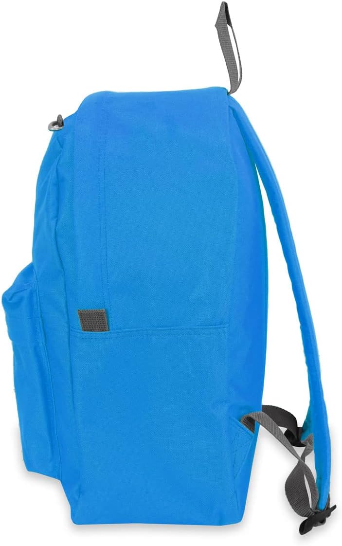 Everest Classic Backpack, Royal Blue, side view