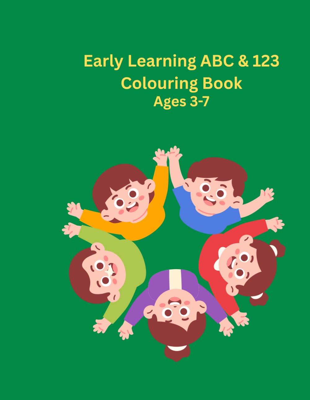 Early Learning ABC & 123 Colouring Book