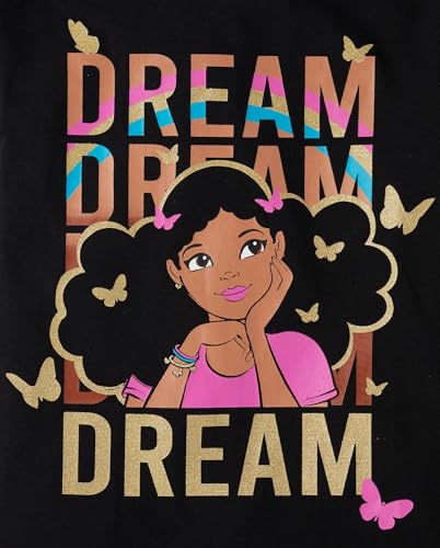 Image of The Children's Place Girls' All Holidays,Birthdays Short Sleeve Graphic T-Shirts,3 Pack