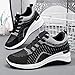 AYziemezm Orthopedic Shoes for Women Lightweight Tennis Walking Shoes Slip On Arch Support Shoe Comfortable Casual Sneakers Knit Nurse Comfy Walking Sneaker Gym Work Fashion Sneakers Black