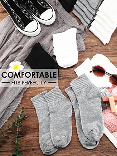 Image of Tarpop 100 Pairs Bulk Mens Socks Moisture Wicking Casual Sports Ankle Socks for Homeless Unisex Adult Men Women