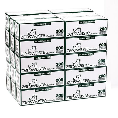 Image of Zero Waste USA 6,000 Premium Dog Waste Station Refill Roll Bags - Up to 40% Thicker & Stronger than Competitor Bags - Guaranteed to Fit Any Commercial Roll Bag Dispenser - 30 Rolls of 200 Bags