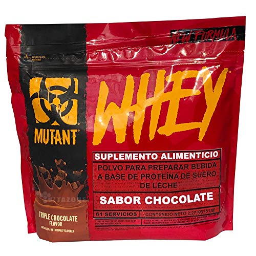 Proteínas, Proteína Mutant Whey 5 Lb Sabor Chocolate (2.27 kg)