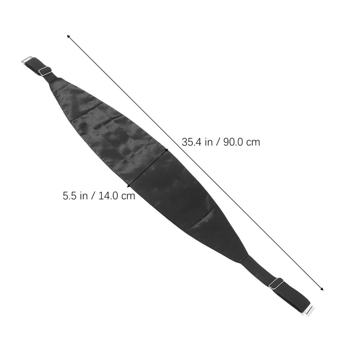 FOMIYES 2Pcs Solid Color Cummerbund for Men Adjustable Satin Waistband for Tuxedo Modern Formal Belt for Weddings and Parties Enhances Posture and Style Sleek Design