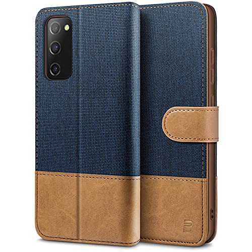 BEZ® Coque pour Samsung S20 FE, Etui pour Samsung Galaxy S20 FE 5G, Housse en Cuir de Protection, Portefeuille en Cuir Polyuréthane, Crochet, Pochette pour Monnaie,...