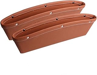 VICASKY 2 Pçs Assentos De Carro Enchimento De Assento De Carro De Bolso Organizador De Enchimento De Assento De Carro Enchimento De Lacunas Suprimentos Marrons Enchimento De Assento De