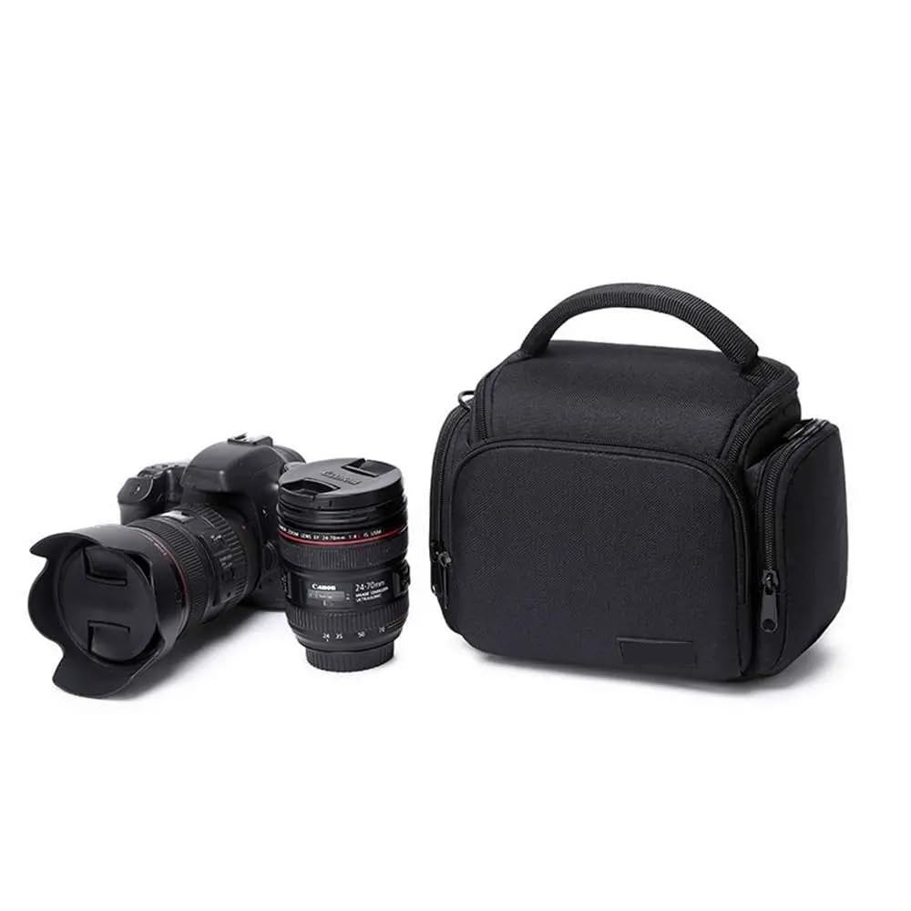 Torby na aparat DSLR profesjonalne torby na ramię na aparat do obiektywu torebki do fotografii na zewnątrz podróży, ZIELONY, Jeden rozmiar