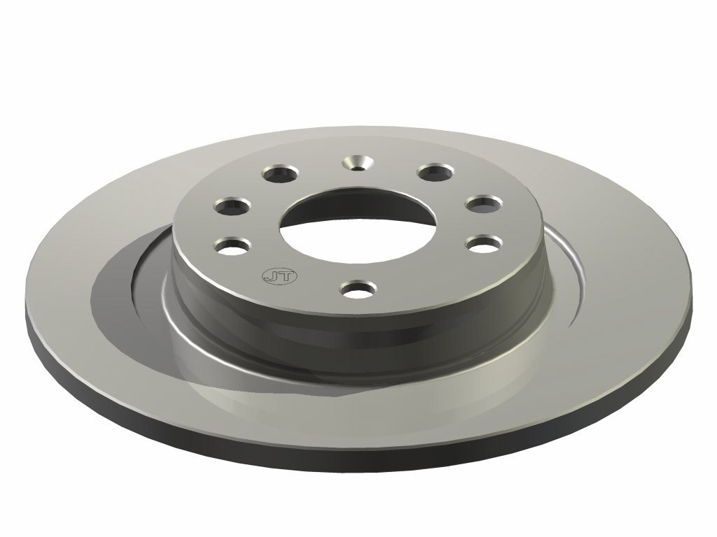 Juratek VAU127 Passenger Car Brake Disc