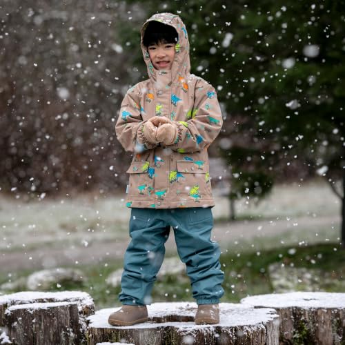 Image of JAN & JUL Waterproof Fleece Lined Rain Jacket, Raincoat for Toddlers and Kids