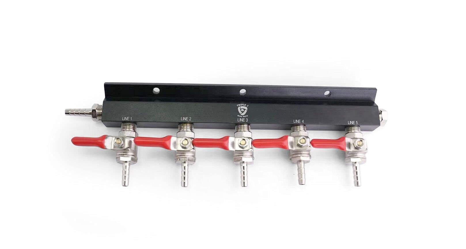 2-Wege CO2 Gasverteiler Für Bierfässer – Mit Rückschlagventilen, 5/16 Zoll Anschlüssen