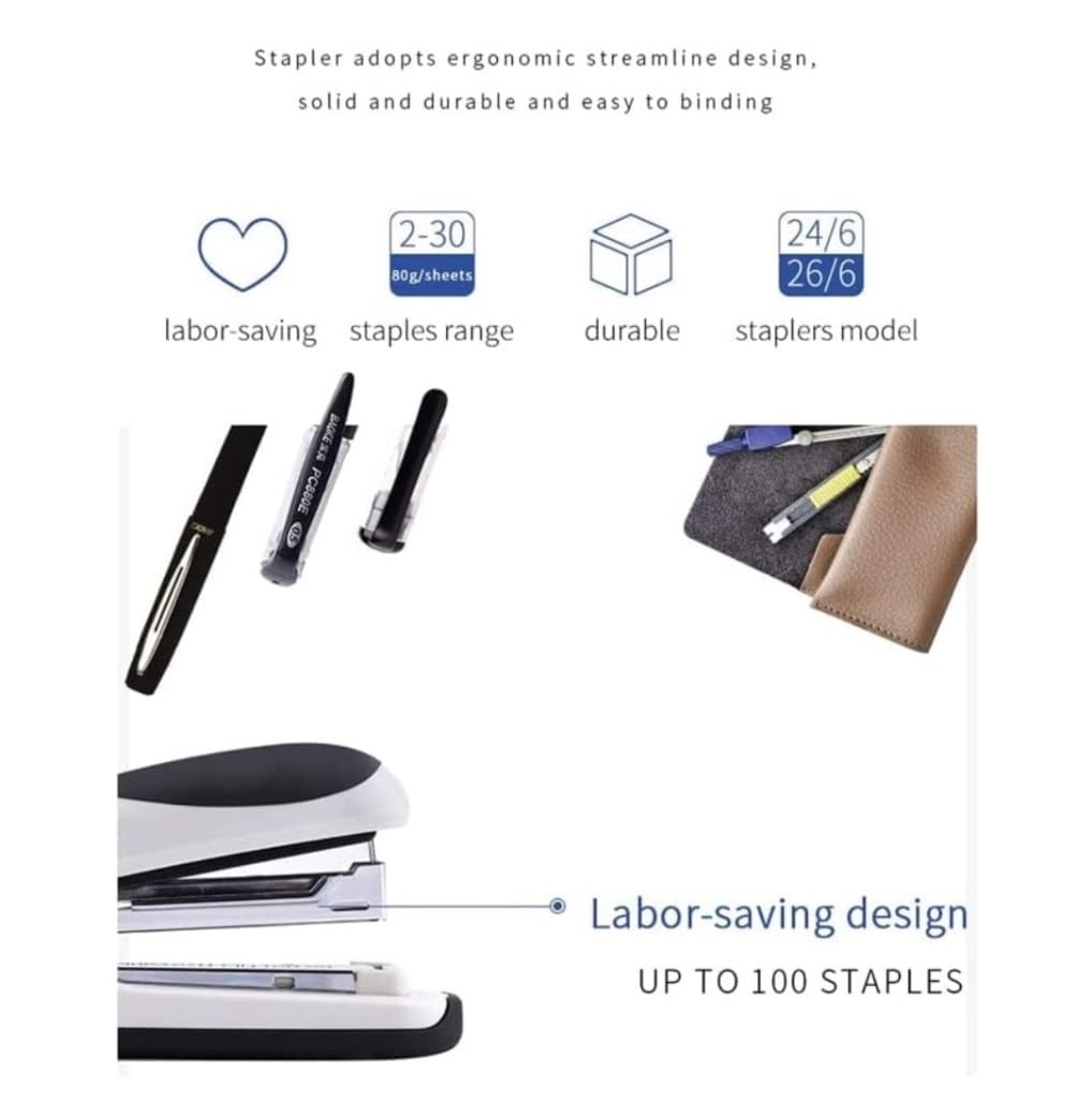 Spillatrice Cucitrice da tavolo ad angolo piatto cucitrice portatile for ufficio a risparmio di manodopera cucitrice for documenti rilegatura di carta portatile Forniture per Ufficio Cucitrici Portati