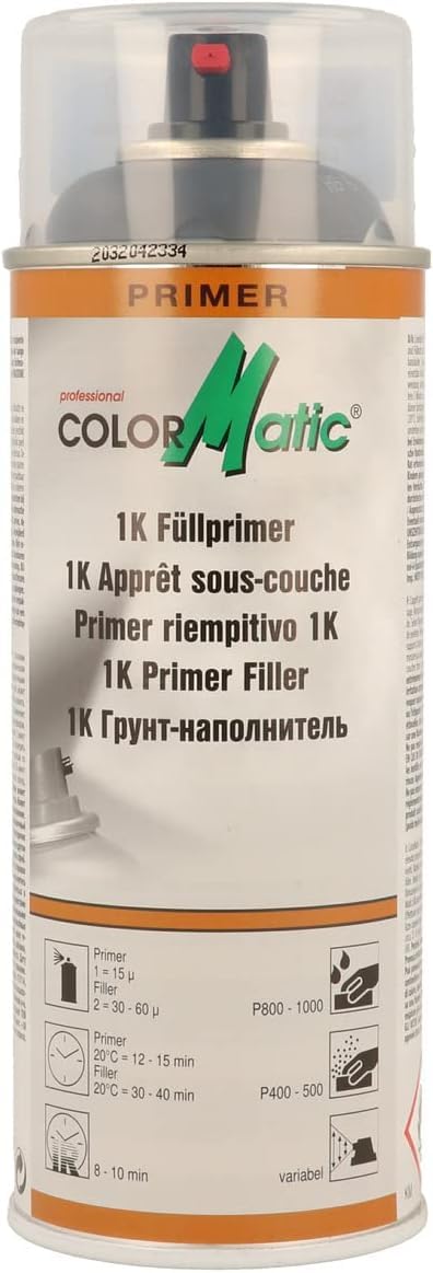 Colormatic 882449 CM HG6 Imbottitura-Primer, 400 ml, Colore: Grigio Graffite 400