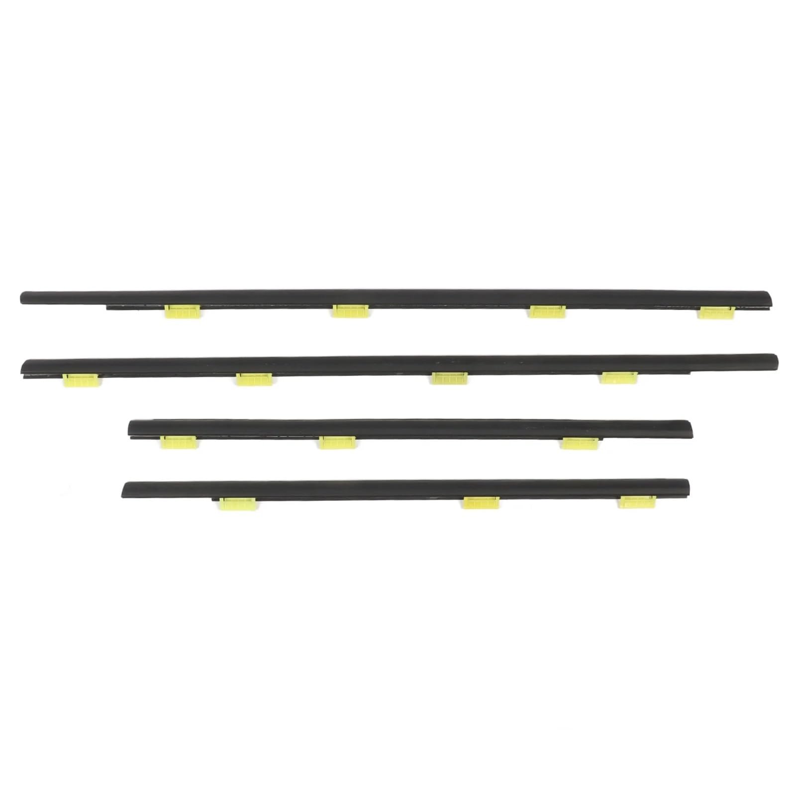 Lkhjdbiy One Color Car Edge Fit For Crv 2002-2006 4Pcs Car Weatherstrip Door Seal Belt 72450 Sca E01 Front Rear Outside Window