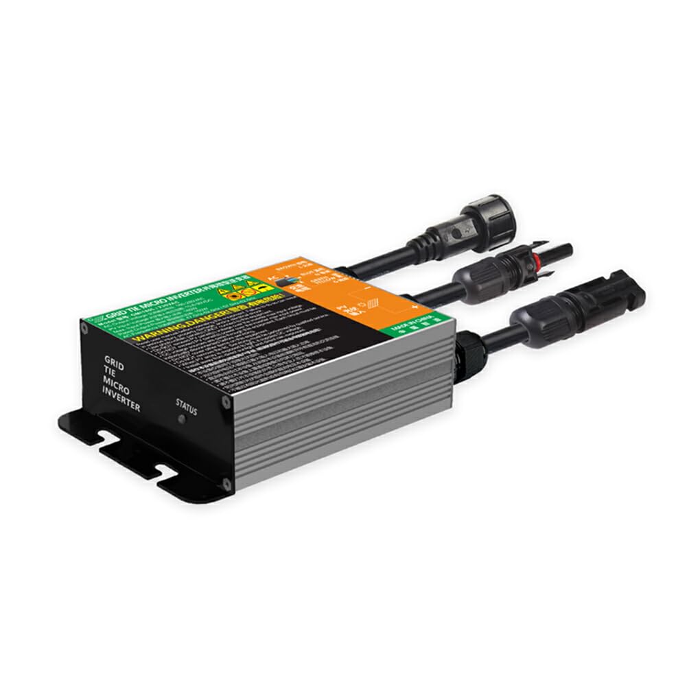 Inverter solare fotovoltaico con lunga durata di funzionamento silenzioso Capacità off-grid Collegamento alla rete Micro inverter su inverter di rete, GMI180L, 180 V-280 V CA, 10.8-30 V