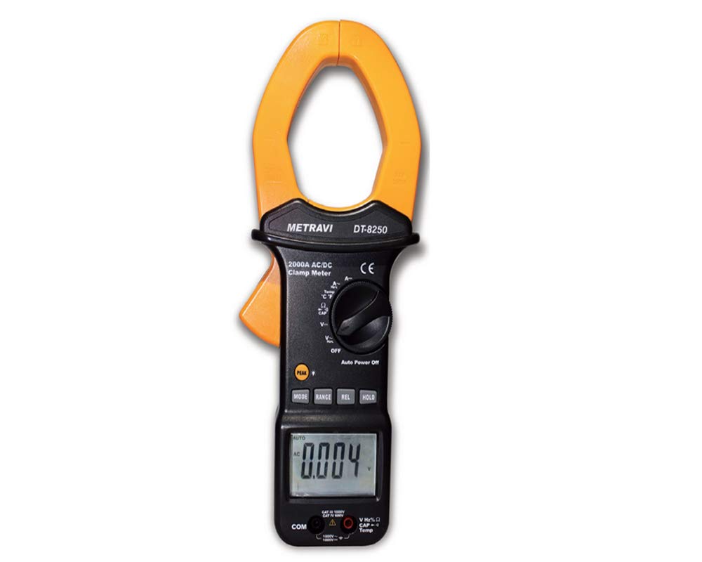 See full amazon price history chart for Metravi DT-8250 Big Jaw AC/DC Clamp Meter, 2000A, Fully Protected, CATIV 1000V Metravi DT-8250 Big Jaw AC/DC Clamp Meter, 2000A, Fully Protected, CATIV 1000V (B07MP679C3) Amazon Price History, Amazon Price Tracker