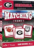 MasterPieces Sports Games - Georgia Bulldogs NCAA Matching Game - Game for Kids and Family - Laugh and Learn