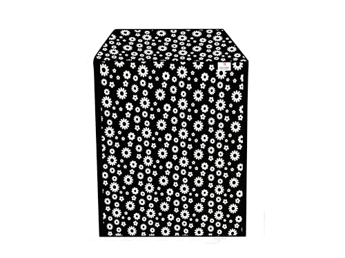 Image of Front Load Fully Automatic Washing Machine Cover for 6.5kg to 8kg | Waterproof & Dustproof Polyester Cover with Zip Closure | Suitable with Samsung, IFB, LG, Bosch & More (61 x 61 x 87 cm)