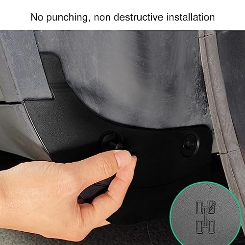 Image of Diydeg 6PCS Mud Flaps for 2018 to 2023, No Drilling Required Splash Guards, Front and Rear Mudguard, Exterior Accessories for 2018 to 2023