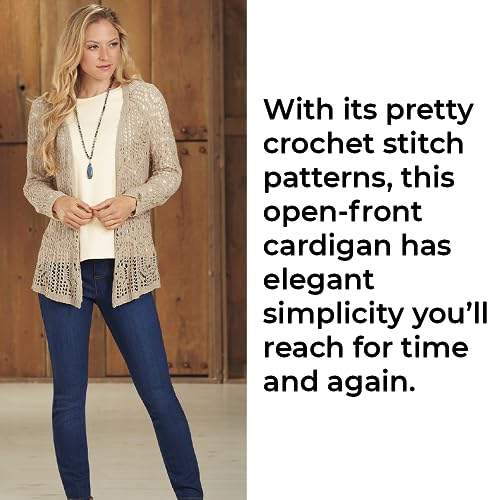 SAGEFINDS Molina Crochet Cardigan for Women | Pretty and Elegant Sweater | Open Front, Lightweight, Casual | Long Sleeve2