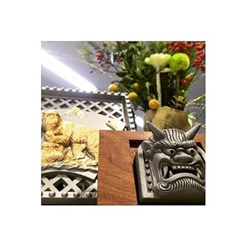 【かずぴー】鬼瓦家守 インテリア オブジェ 玄関 魔除け 鬼瓦 Amazon.co.jp: 鬼瓦家守 インテリア ギフト 08 オブジェ 玄関 魔