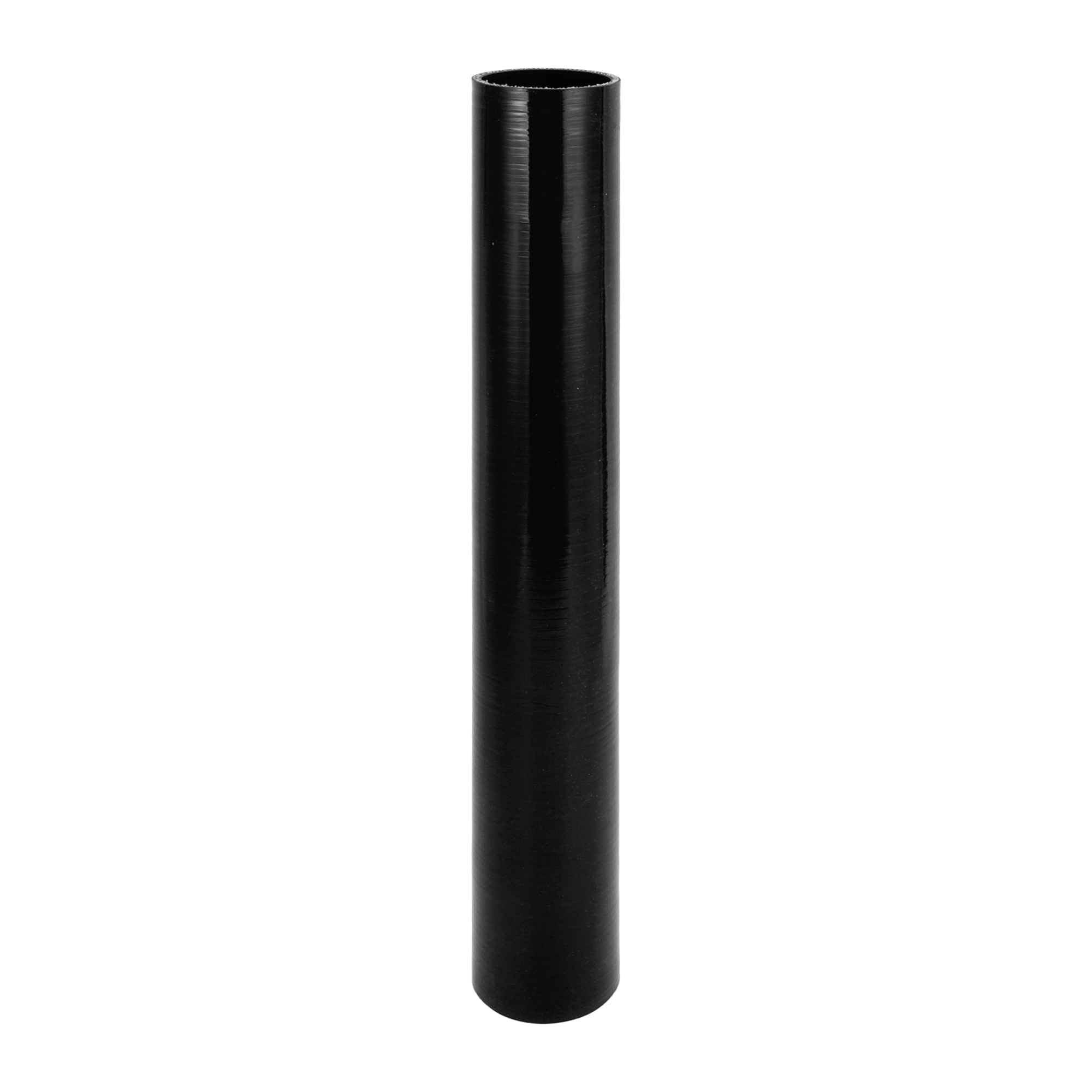 A ABSOPRO Raccordo Dritto Tubo in Silicone 60mm/2.36" ID 500mm/19.69" Lunghezza 0° per Auto Tubo Refrigerante 4 Strati 5mm Spessore Presa d'Aria/Turbo/Intercooler Nero 1 Pezzo