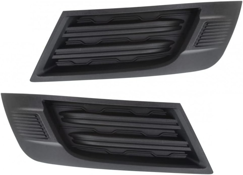 KarParts360 For Chevy Traverse 2014 15 16 2017 Fog Light Cover Driver Side | Black | GM1038151
