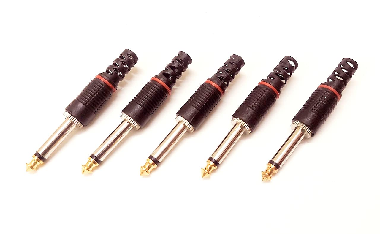 6.3mm Stereo Male Mic Pin Connector (Pack of 5, Compatible with All Audio Devices)-picture-13