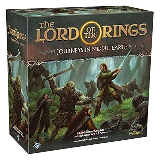 Fantasy Flight Games , Lord of the Rings: Journeys in Middle-Earth , Board Game , Ages 14+ , 1-5 Players , 60-120 Minute Playing Time | Ya disponible en tu tienda friki favorita! En mundofriki.es!