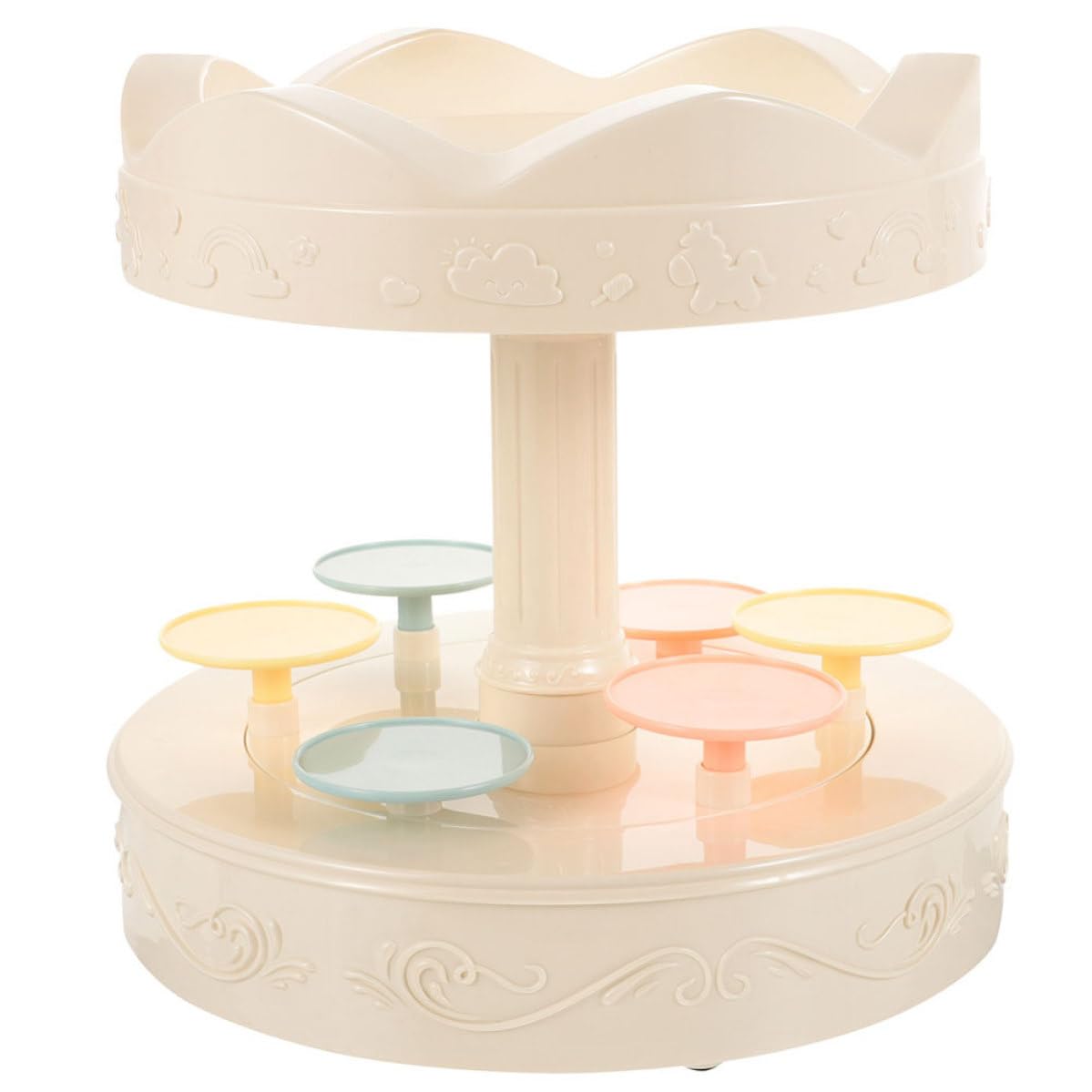 Support automatique pour gâteaux pour dynamiser une table de fête statique