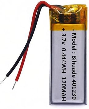 3.7V 120mAh LiPo Battery Rechargeable 401230 Lithium Polymer Battery