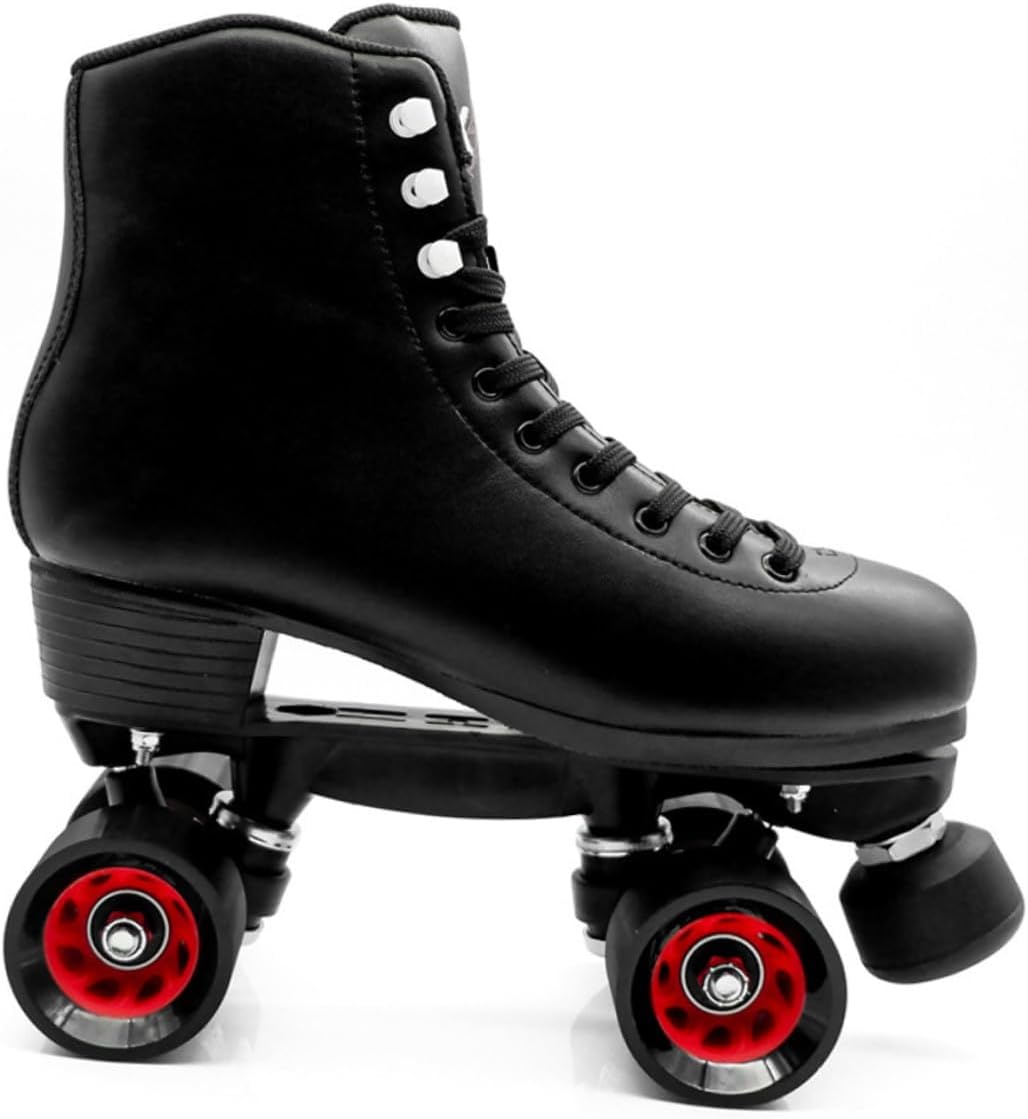 Double Row Roller Skates Wheels 95a Hardness Replacement Set with Wrench, 8pcs Skating Wheels for Outdoor Asphalt and Indoor Use, Sports Accessories for Roller Skate Parts