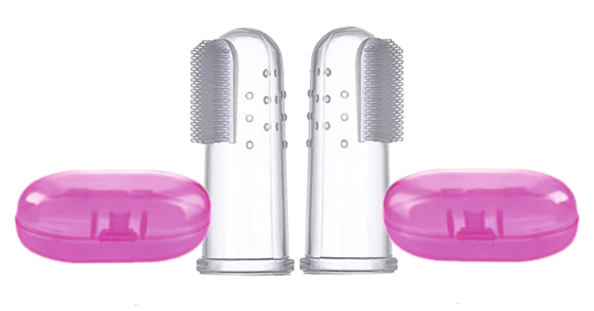 ROFORUF Manual, Silicon Baby Finger Brush Reusable Silicon Made Food Grade Quality With Storage For Oral Hygiene Massaging & Easy Cleaning (Fb Pink Pack-2) (B0CGPXY8DB) Amazon Price History, Amazon Price Tracker