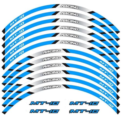 Stickers réfléchissants Yamaha MT-10 pour jantes sans rayures