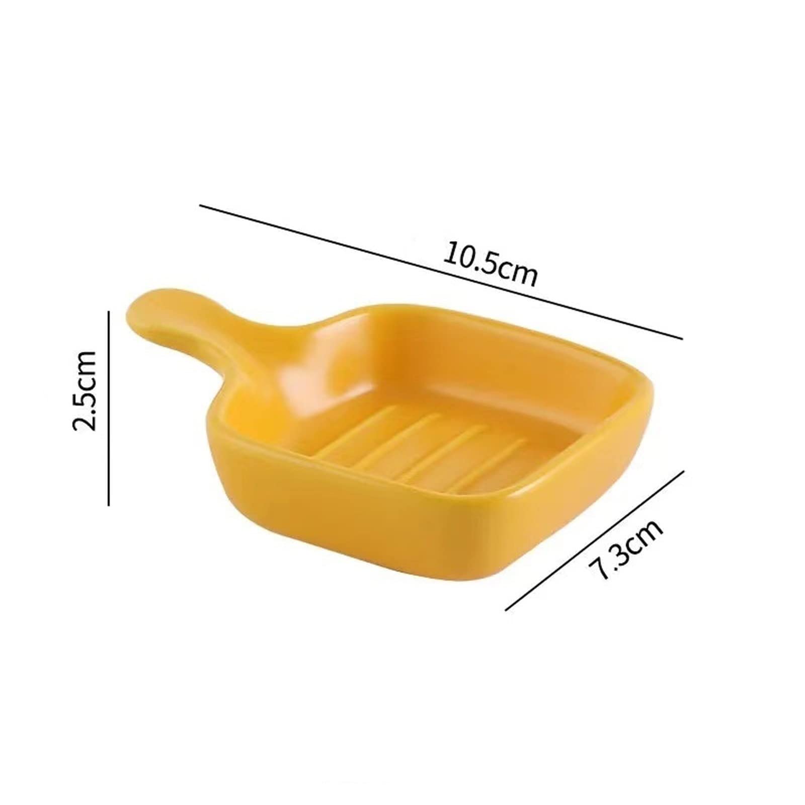Keramik-Soßenschälchen Ceramic Dip Bowls Set With Handle For Soy Sauce Vinegar Seasoning Ketchup In Multicolor(G)
