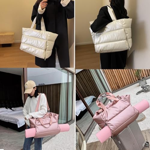 Bolso Tote Grande para Mujer Ligero con Cremallera miniatura 7