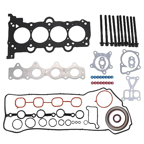 Image of Engine Head Gasket Kit with Bolts Compatible for 2012-2019 for Hyundai Accent 2012-2017 for Hyundai Veloster 2012-2018 for Kia Rio 2012-2018 for Kia Soul 1.6L L4 HS26554PT Head Gasket Kit