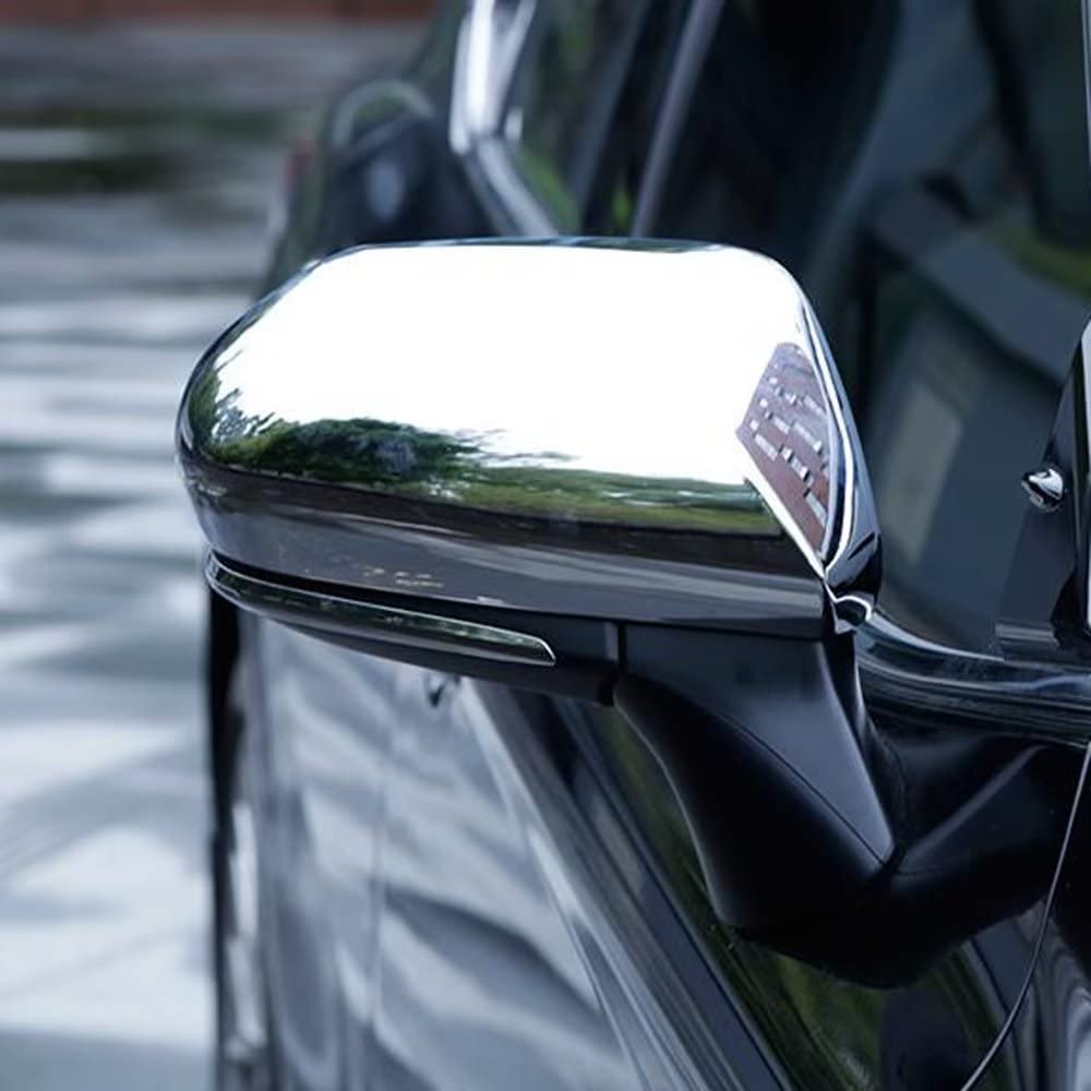 Kadore for Toyota Camry 2018-2023 Chrome Rear View Door Mirror Cover Trim 2-pc